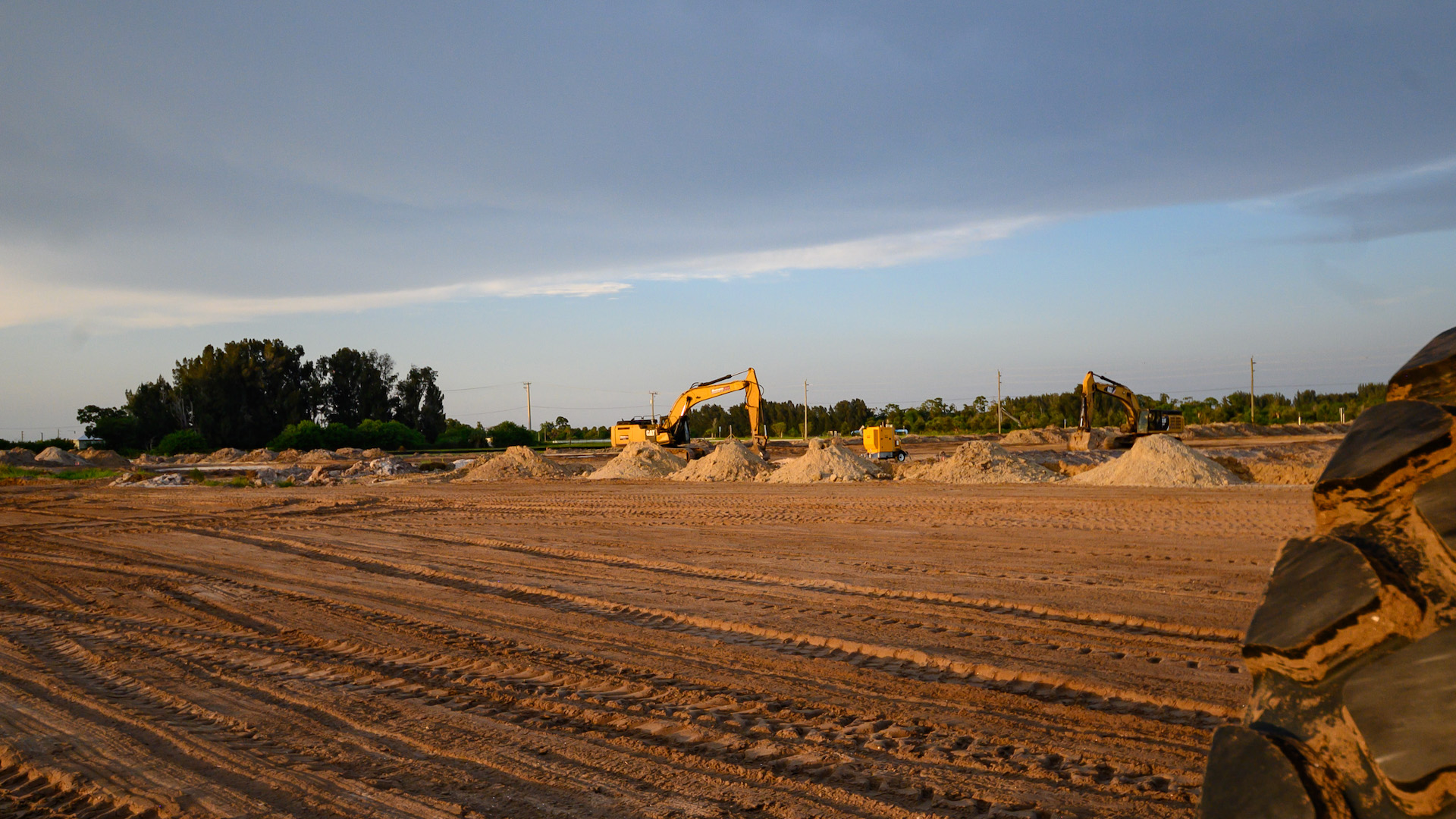 Ground prepared for the next phase of construction